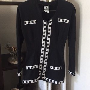 Vintage black zip up top -RARE